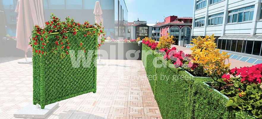 Create Decorative Areas with Grass Fence Panels!