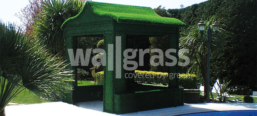Grass Fence is the New Trend in Garden Decoration