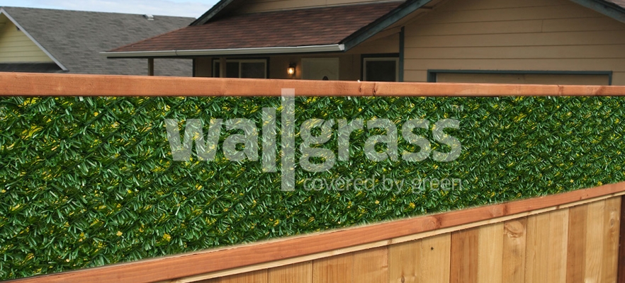 Synthetic Grass Fence for Home Decoration